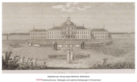 Ansicht Schloss Hohenheim von 1801 (Carl Urban Keller)