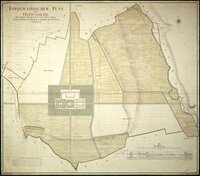 Topographischer Plan von Hohenheim, Corps des Guides,  1772