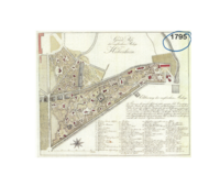 Das Dörfle, Plan von Victor von Heideloff 1795