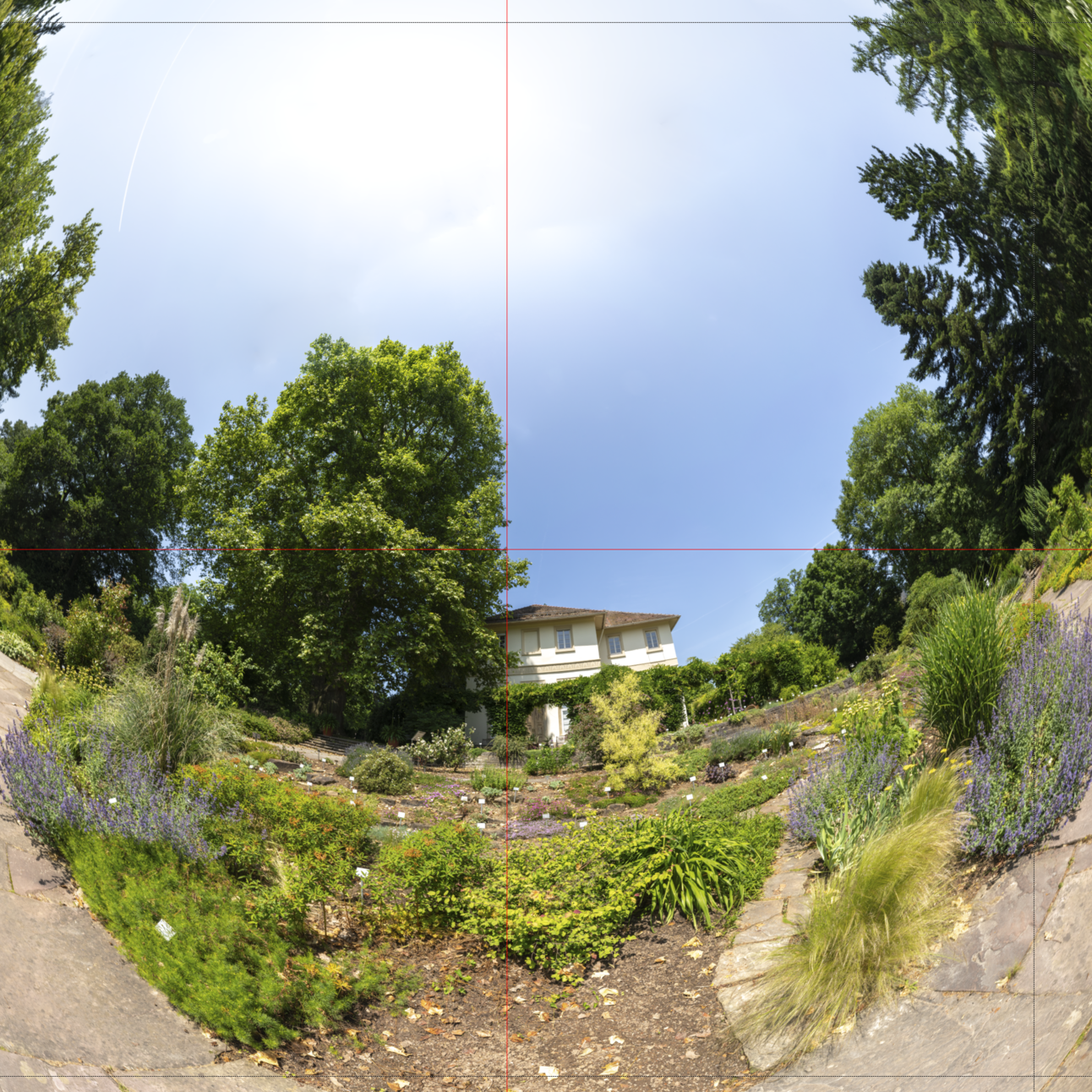 Kugelpanorama Spielhaus Übersicht