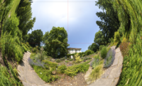 Kugelpanorama Spielhaus Übersicht